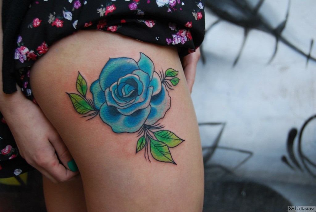 Тату (татуировки) Роза: значение и эскизы для девушек и мужчин