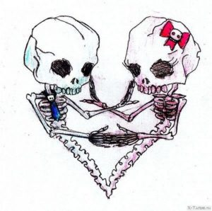 dva skeleta