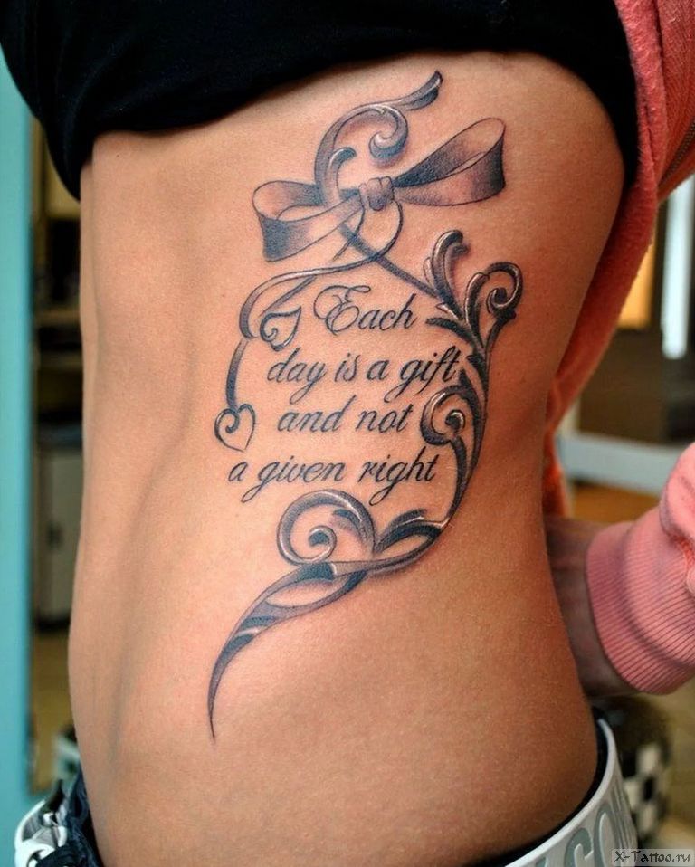 Женские Татуировки надписи
